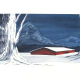 Winter Barn